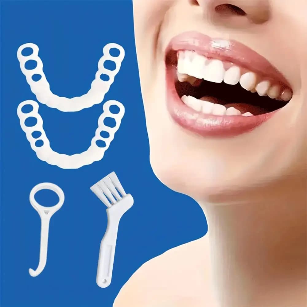 Nuove Faccette Dentali per un Sorriso Rinnovato, Sbiancamento Temporaneo che Migliora il Temperamento del Viso in Semplici Passaggi H2931