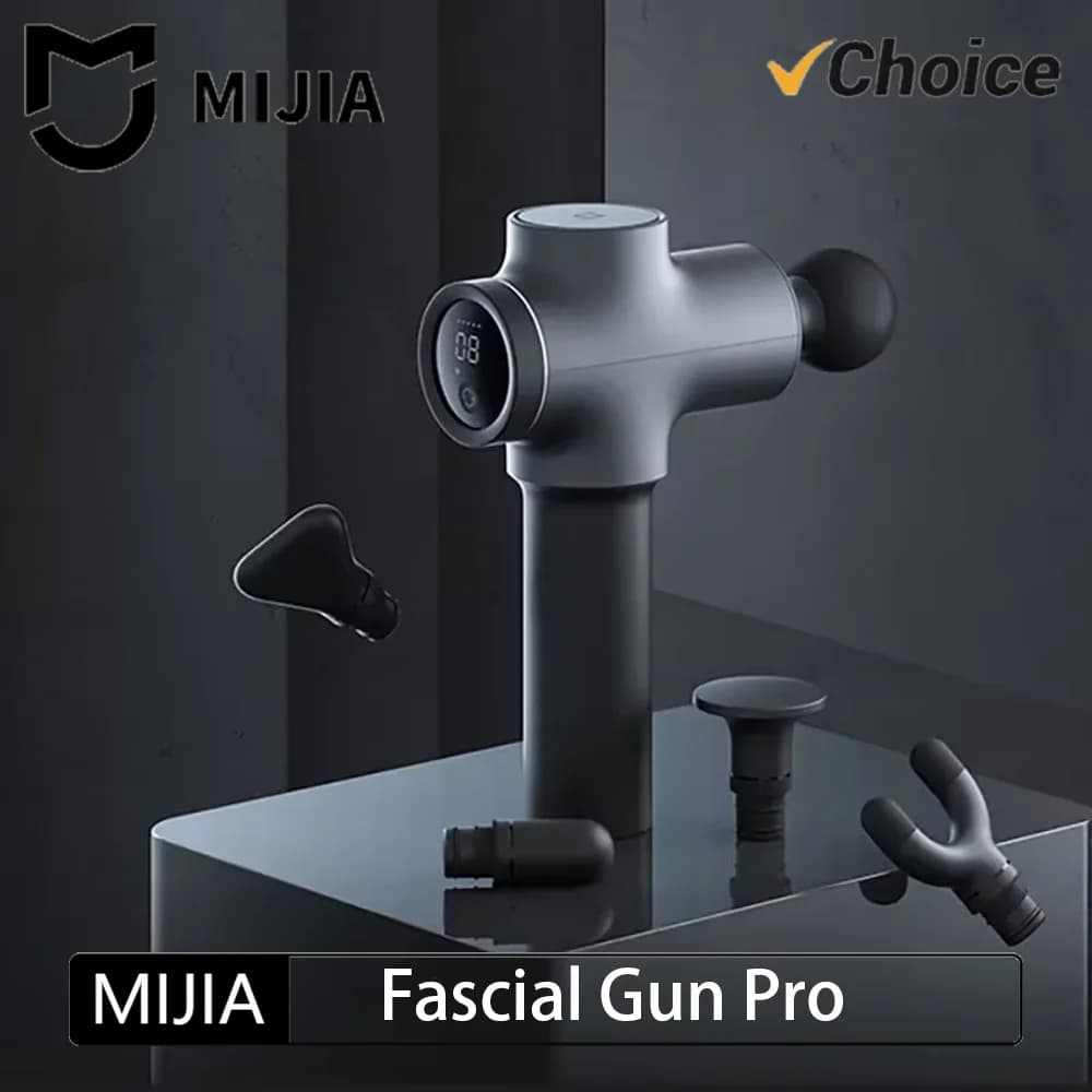 New Mijia Fascial Gun Pro Massage Device for Muscle Relaxation, 35kg Push, Dual Intelligent Mode, 12 Level Maximum Force Adjustment
