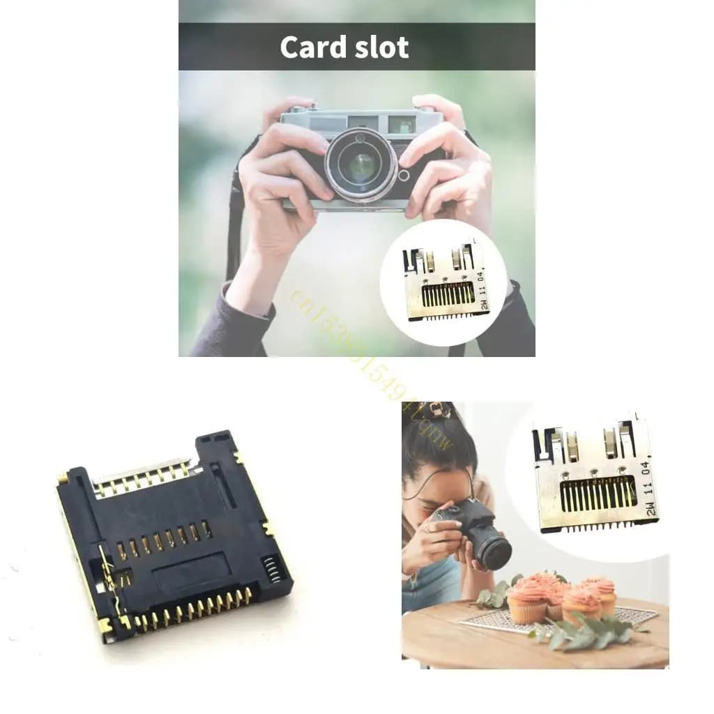 Supporto per slot per lettore schede memoria della fotocamera Sostituzione facile da installare per CX240E 45BD