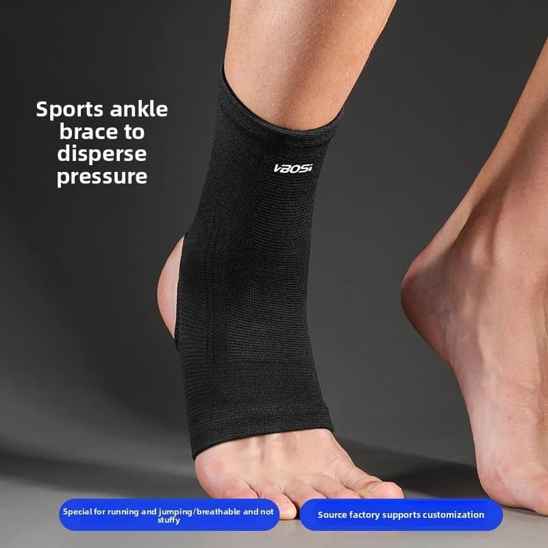 1/2 Pezzi Supporti per Caviglia - Tessuto Elastico e Traspirante a Calcantero Aperto - Compressione Media per Uomo e Donna, Piede Destro e Sinistro