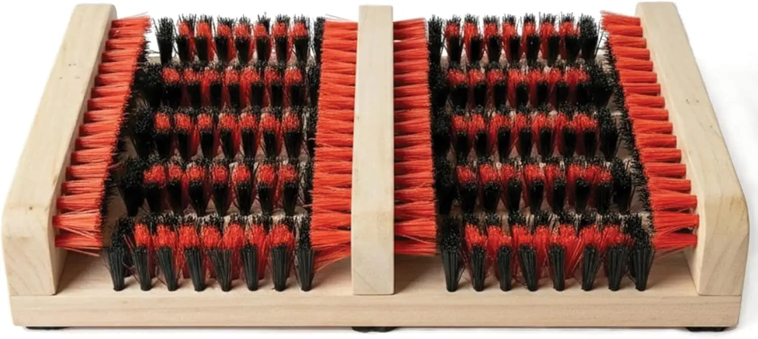 Spazzola per Stivali - Spazzola per Pulizia Scarpe da Esterno - Pulitore Compatto e Portatile per Casa, Camper, Camion, Bambini - Edizione Timber