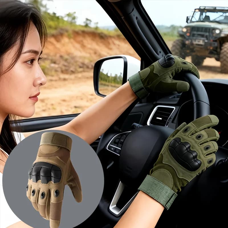 Professional tactical hunting gloves for outdoor shooting and motorcycle driving, durable work gloves for climbing, cycling, camping