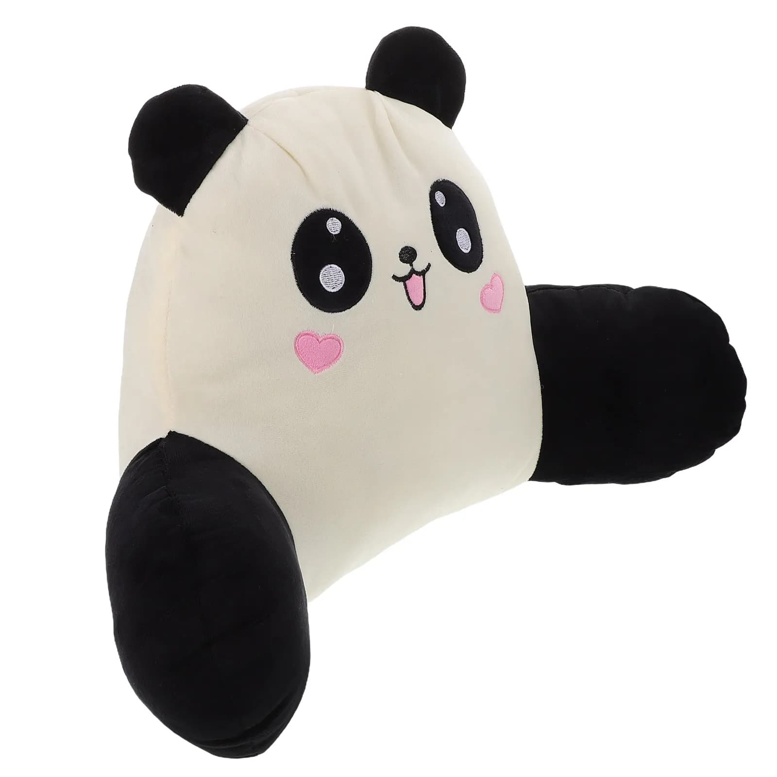 Cuscino per Auto a Forma di Panda, Supporto Ergonomico per la Schiena, Morbido Cuscino per Sedile di Auto, Ufficio, Casa e Viaggio