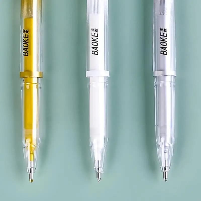 Ballpoint Highlighter Pen Gel Pen 1mm Fine Liner Fast Drying Water Resistant For Art Drawing Journaling Scrapbooking