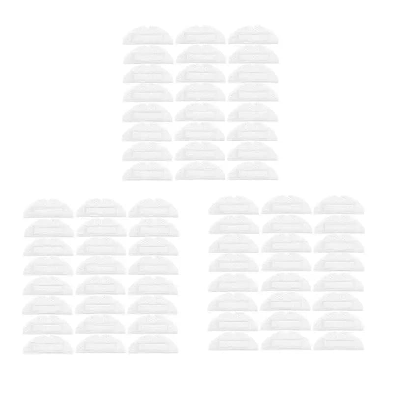 AB11-72Pcs Disposable Mop Cloth Replacement For Roborock S7 T7S Plus Robotic Vacuum Cleaner Pad Rags Spare Parts Kits