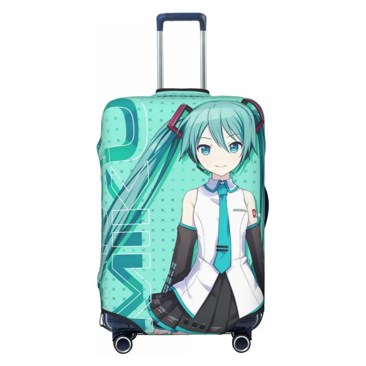Copertura Protettiva Personalizzata Divertente per Valigia H-Hatsunes, Lavabile, Stile Y2k Vocaloid, Cartone Animato, per Viaggi
