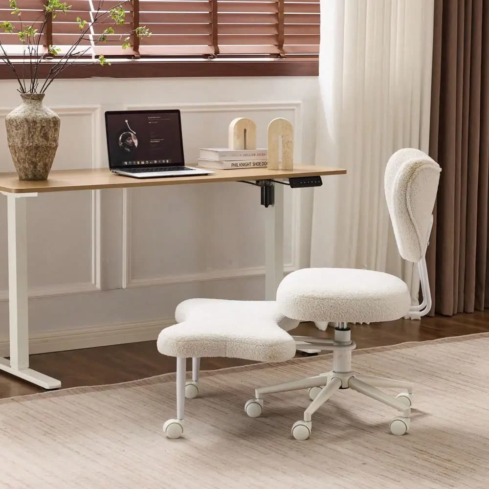 Sedia da meditazione, una sedia ergonomica per sedersi con le gambe incrociate, con supporto lombare e cuscino del sedile regolabile in altezza, ideale per Peo