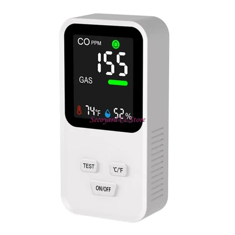 N3UC Installazione semplice Rilevatori fughe gas per sicurezza domestica Sensori monossido carbonio e metano