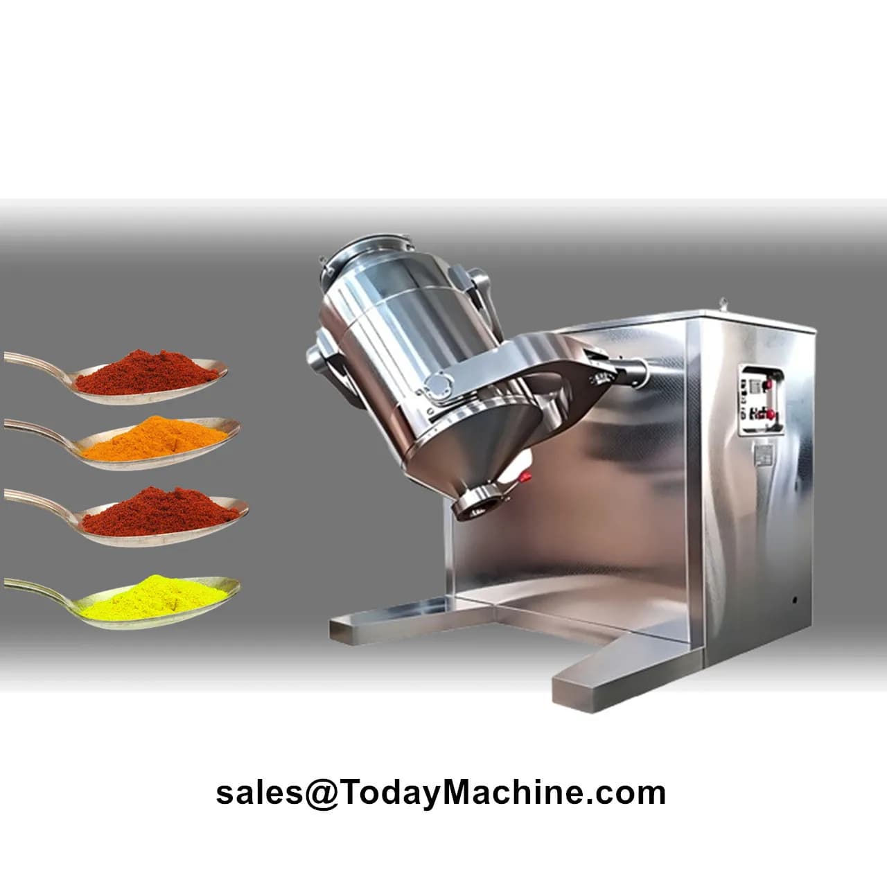 3D Blender Rotating Drum Mixer 3D Motion Mixing Machine