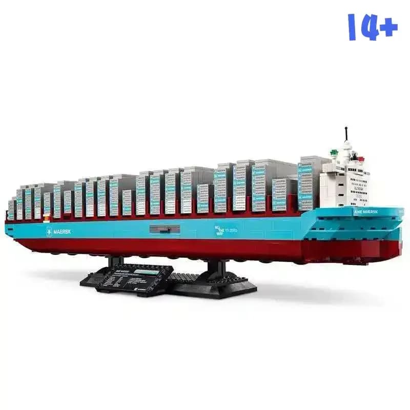 Disney 40955 1516PCS Maersk Container Ship Modello fai-da-te Ornamento da scrivania Regalo per le vacanze compatibile con i mattoncini LEGO
