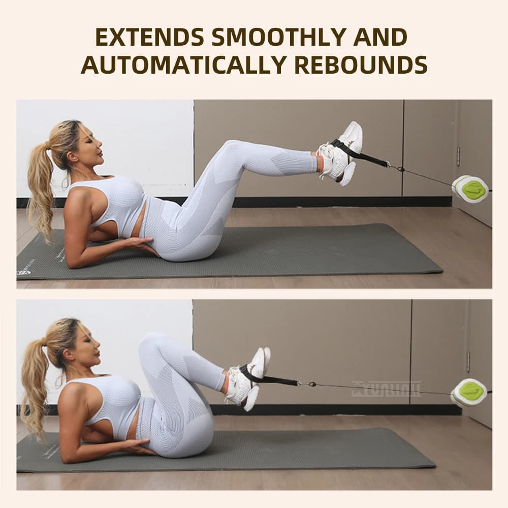 Adjustable Resistance Dumbbell Rowing Machine Workout Power Pump for Arm Strength Training