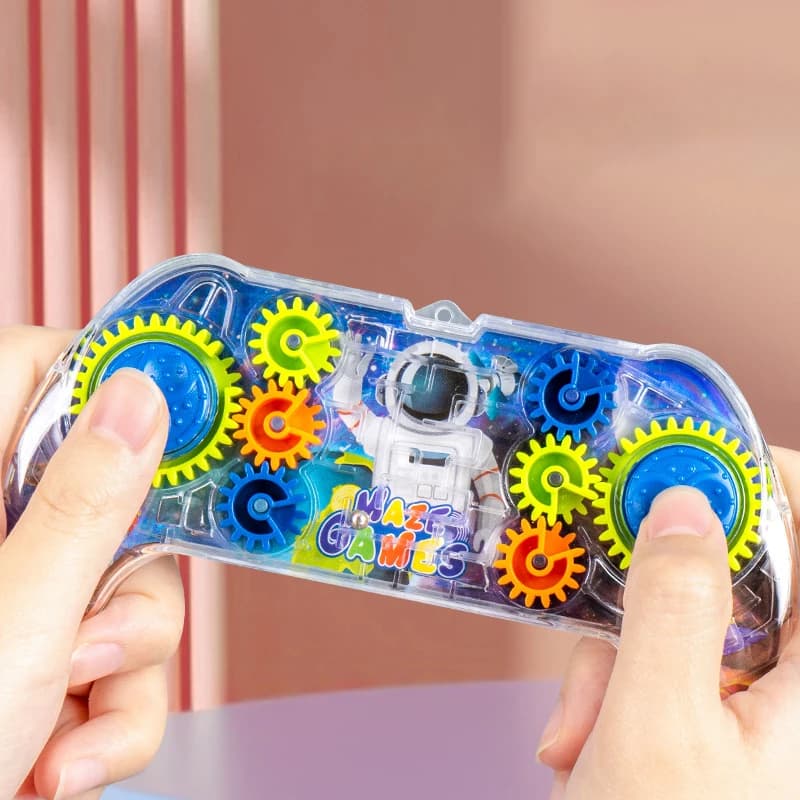 Divertente 3D Gear Labirinto Magico Trasparente Palla di Equilibrio Montessori Giocattolo Educativo Palla Rotolante Antistress Giocattoli per I Bambini