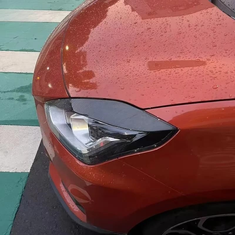 Per Suzuki Swift ZC33S 2018-2024 Nero Toppa Faro Sopracciglio Copertura Coppia Palpebra Faro Sopracciglio Striscia Trim Accessori