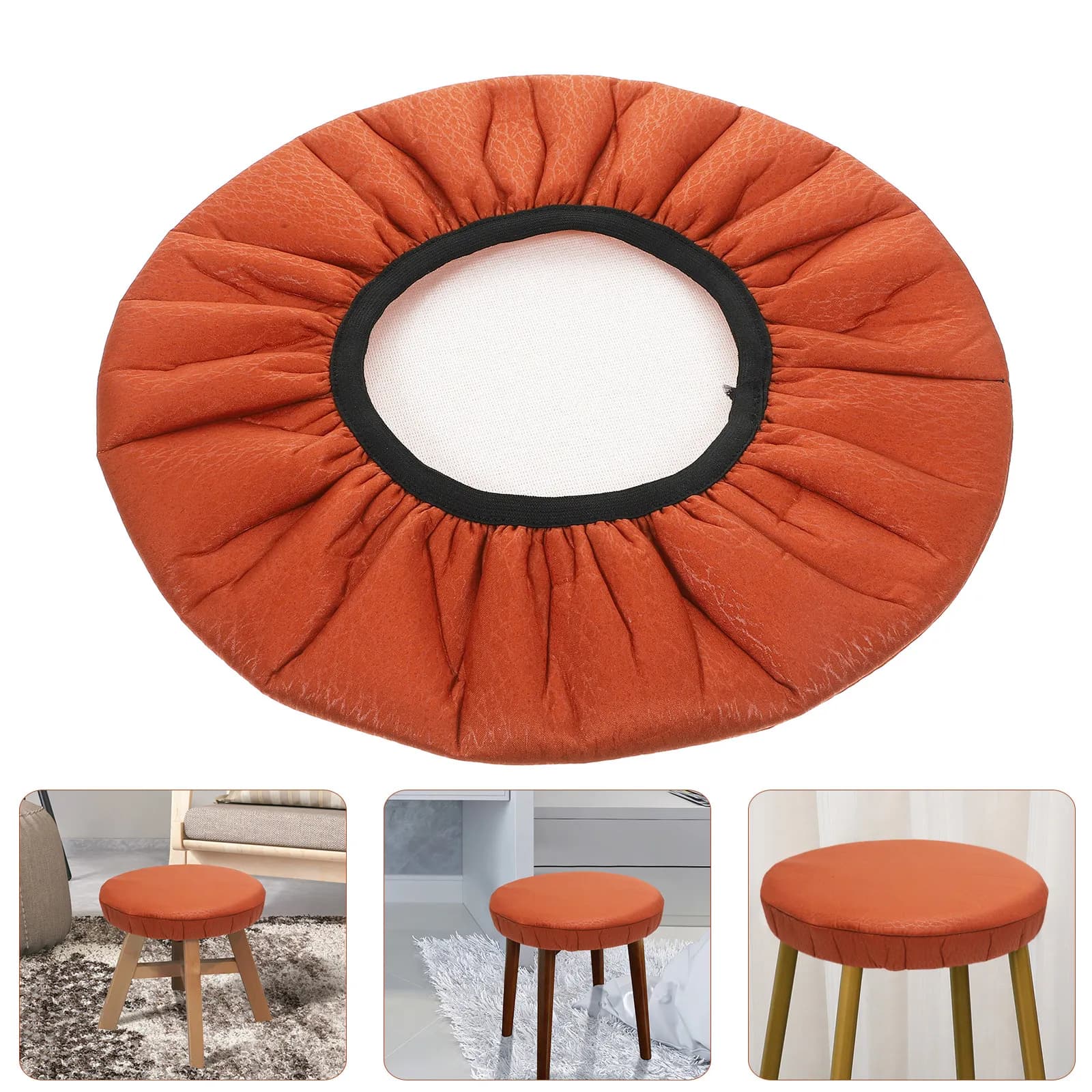 Coprisedia Rotondo Elasticizzato, Protezione per Sedie da Bar, Ristorante, Hotel, Ufficio, Feste, Banchetti
