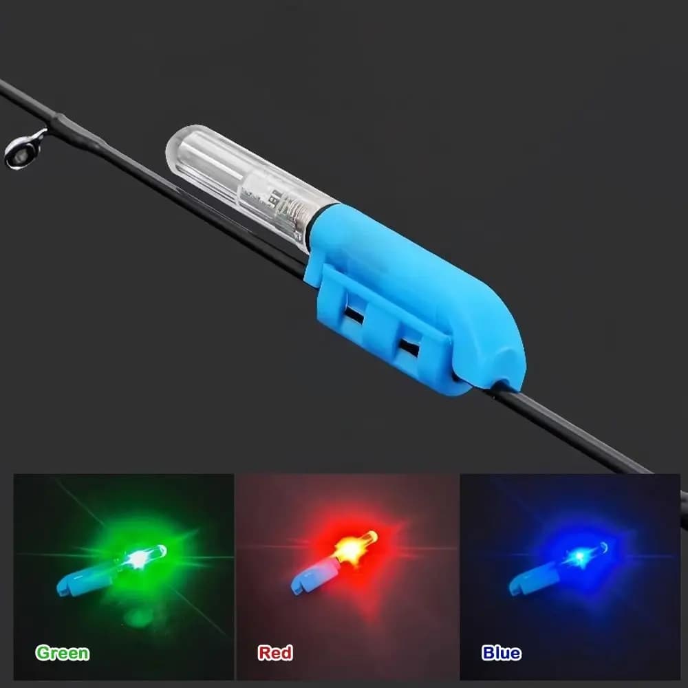 2pcs Night Fishing Fishing Rod Lighting Stick Removable Waterproof LED Night Tackle 3 Color Float Tackle Fishing Luminous Stick