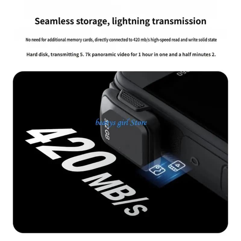 SSD esterno impermeabile da 512 C7AB per action camera Memory con trasferimento rapido dei dati