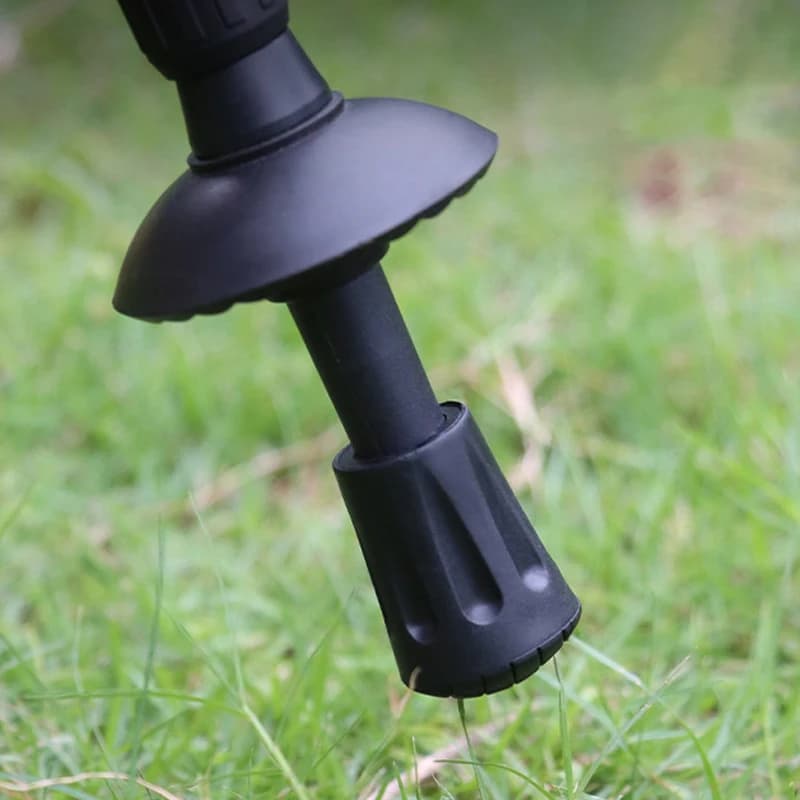 1/5Pcs Trekking Pole Nordic Walk Stick Cane Climb Replacement Alpenstock Outdoor Camp Hike Protector Cap Tip Rubber Cover Parts