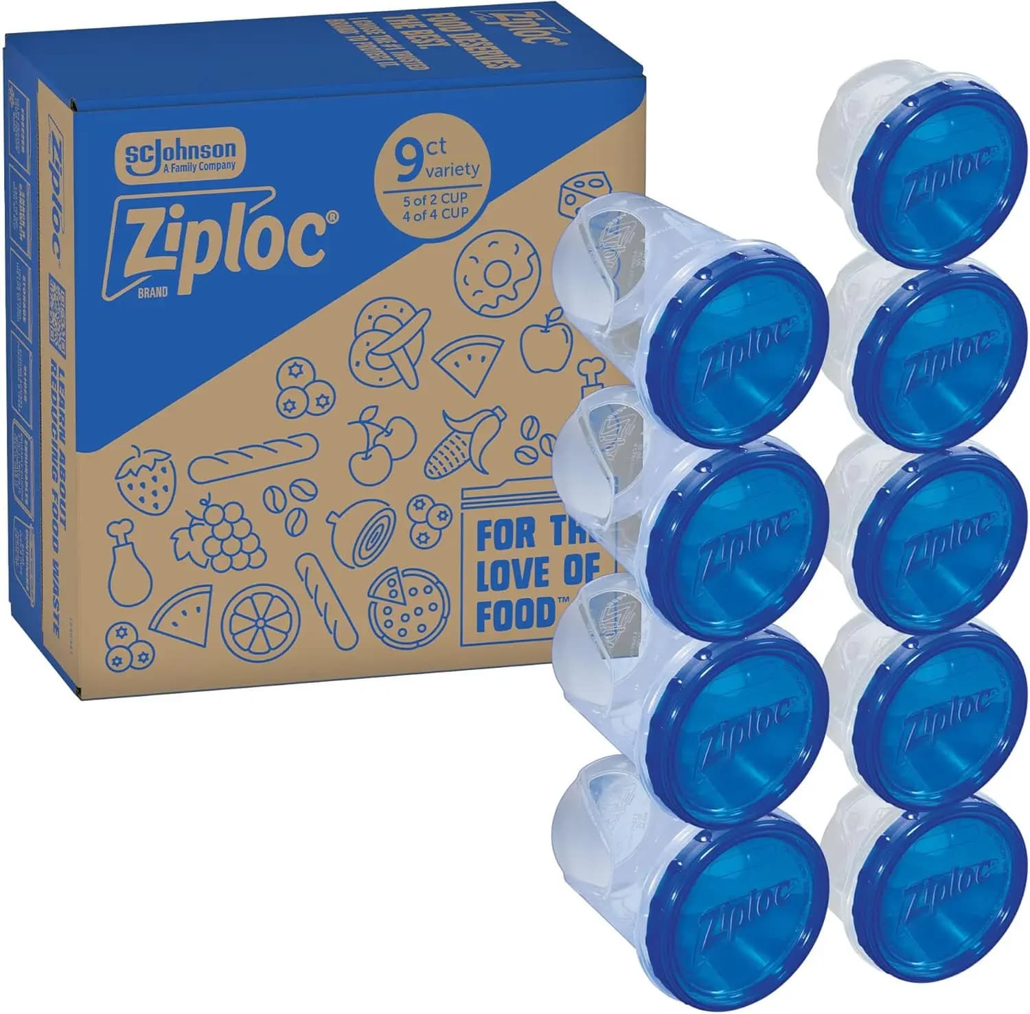 Contenitori per Alimenti Twist 'n Loc, Confezione Assortita, 9 Pezzi