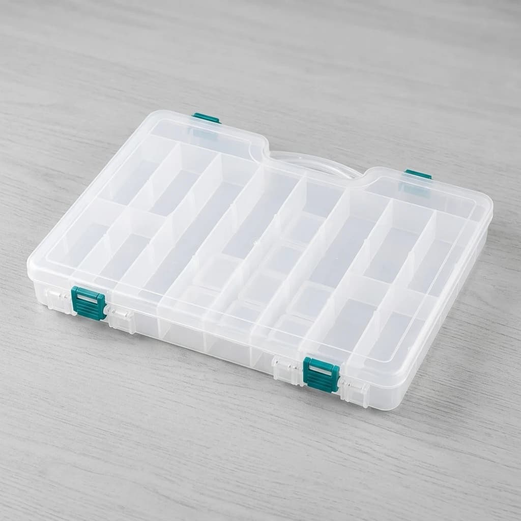 Double Sided Lure Box Large Fishing Tackle Box for Storage Big Baits Sea Fishing Lure High Strength Fishing Tackle Box