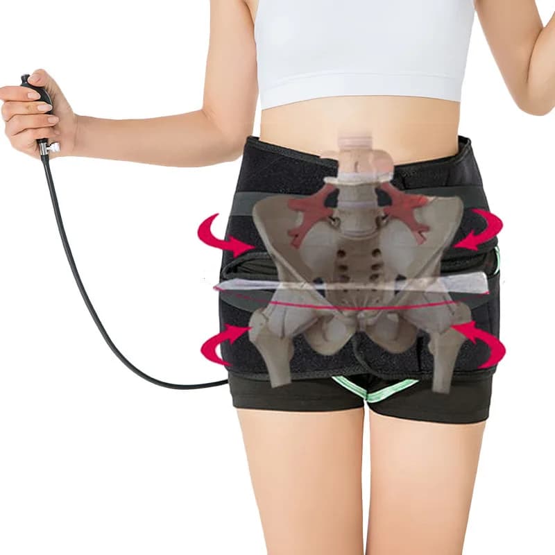 Pelvic support belt for pregnancy: hip correction after childbirth and toning compression band