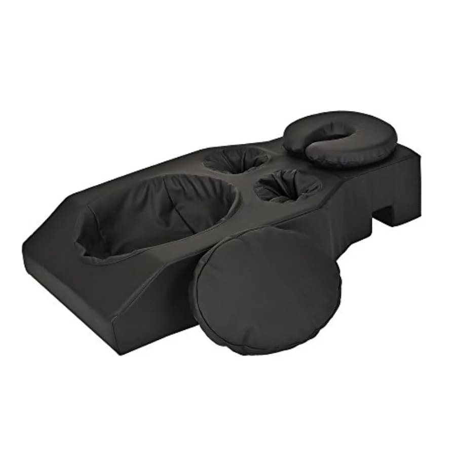 Cuscino per Massaggio in Gravidanza con Poggiatesta per Supporto Completo del Corpo - Ideale Dopo Interventi al Seno e Dolori alla Parte Bassa della Schiena - Morbida Schiuma Memory Foam