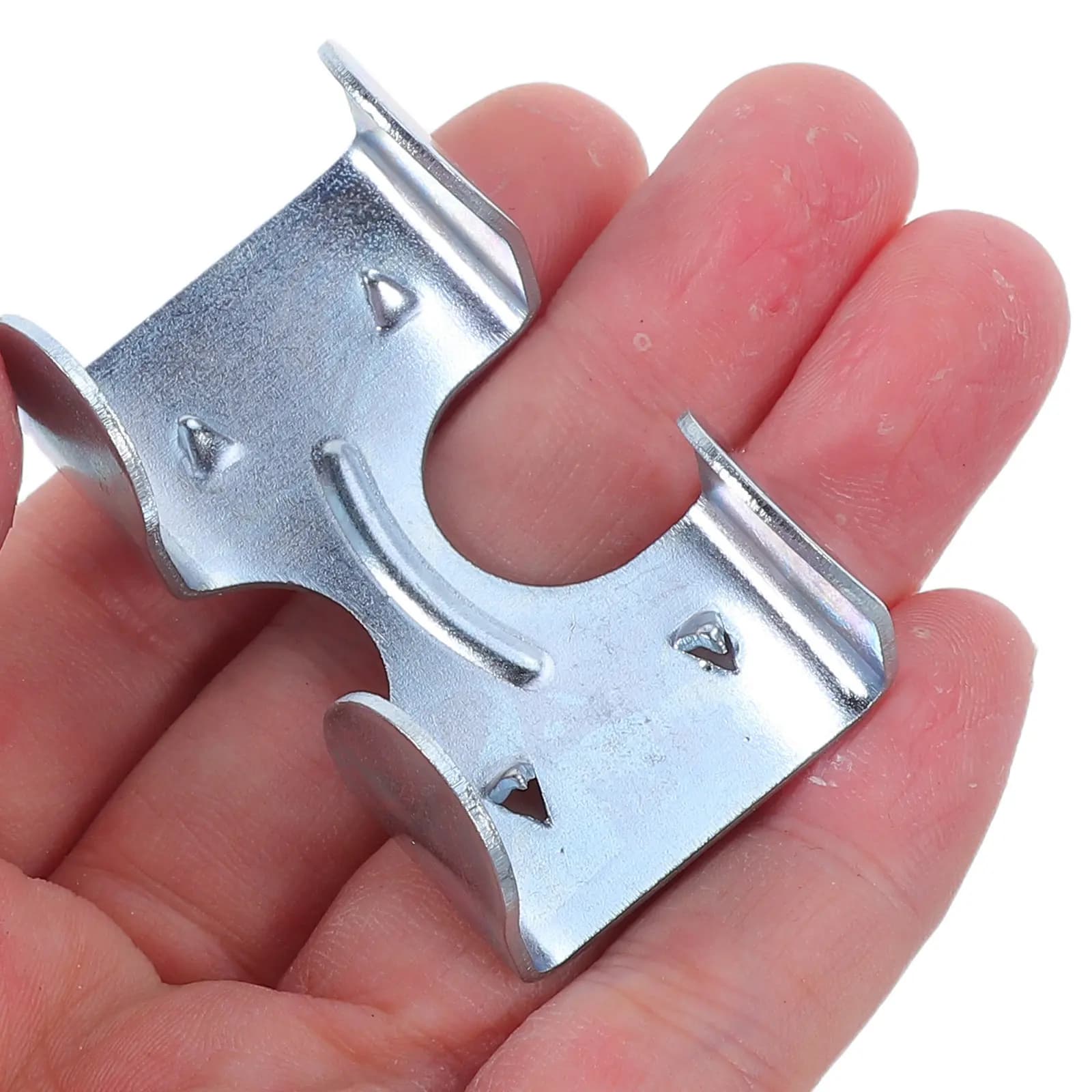 16Pcs Heavy Duty Galvanized Steel Rope Clamps Double Ended Wire Cable Clips Industrial Marine Rope Accessories