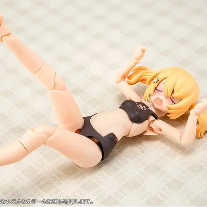 Dispositivo da collezione Kotobukiya Megami KP801 PUNI MOFU 1/12 Modello di assemblaggio in plastica Gatto nero Set completo 16 cm Action Figure