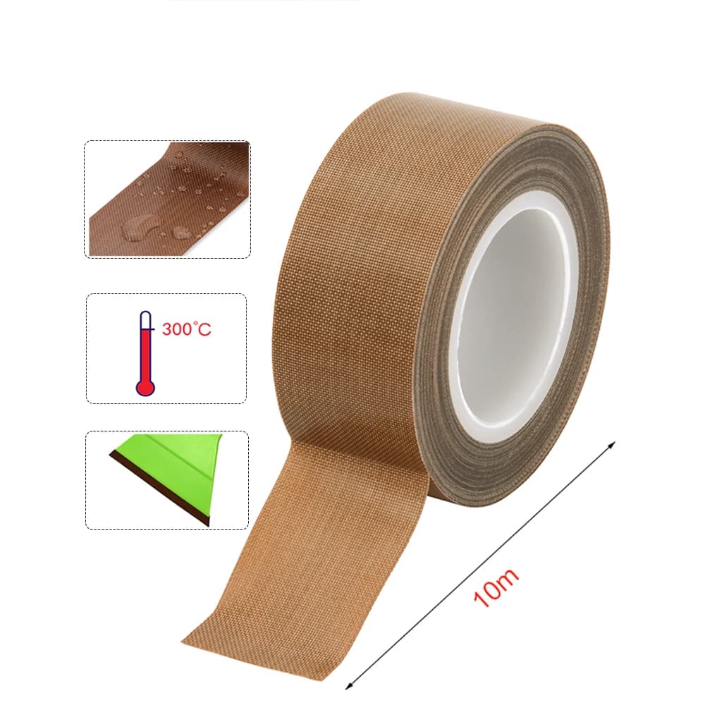 TOFAR 1000cm impermeabile tessuto resistente al calore nastro in PTFE vinile Car Wrap Tint Squeegee panno bordo vinile Cutter coltello protettore nastro