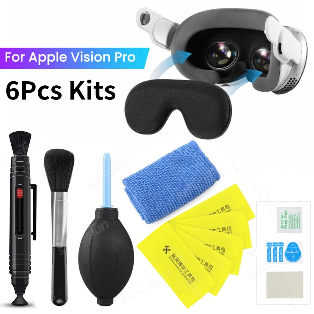 Cleaning Pen Brush for Vision Pro VR Headset Glasses Dustproof Lens Protector Cover Air Dust Blower for Vision Pro Accessories