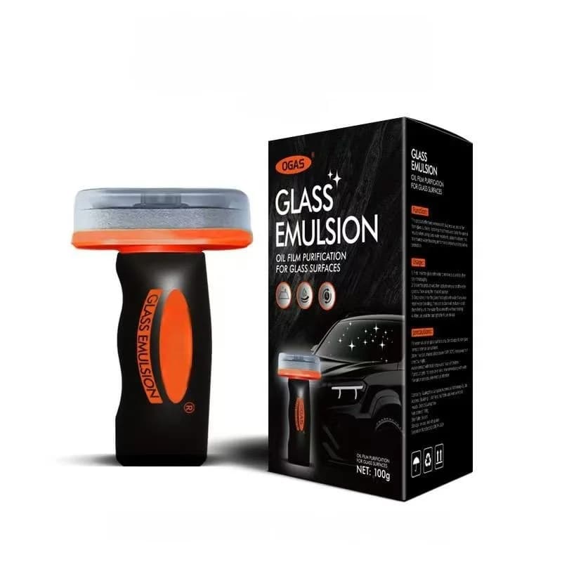 Brush for the removal of oily film from the car, strong decontamination, sponge for the removal of oily film from the car, cleaning agent for oily film on the car glasses, 100G