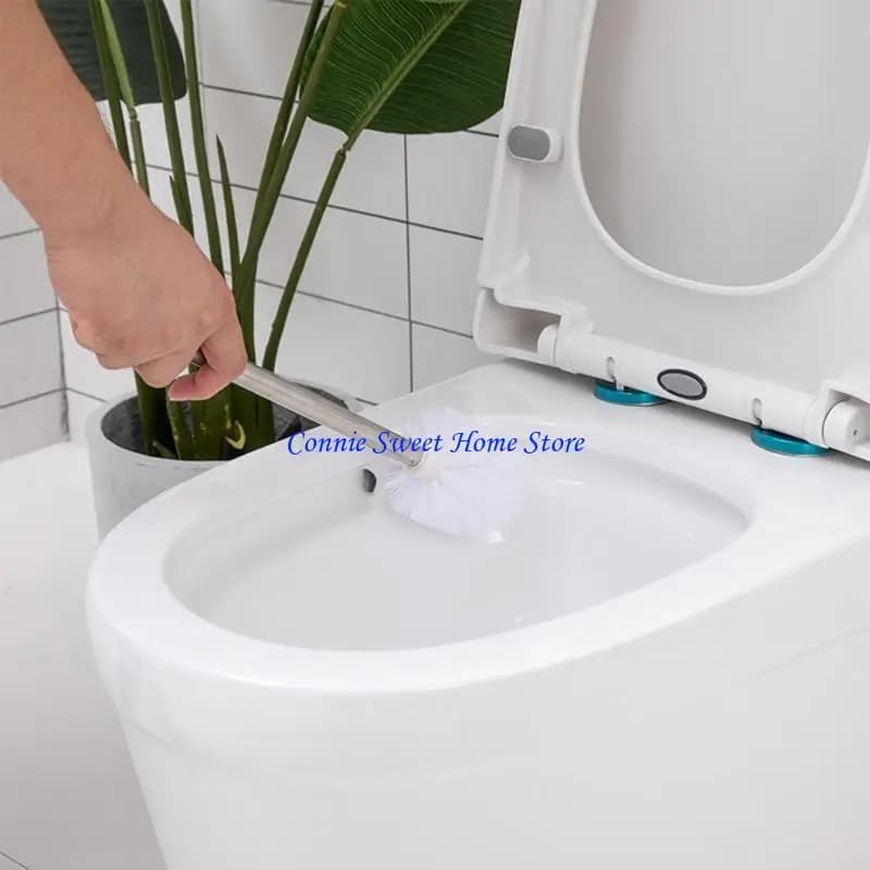 Scopino per WC LXAF, senza angoli morti, spazi vuoti domestici, setole per pulizia dello scopino per WC