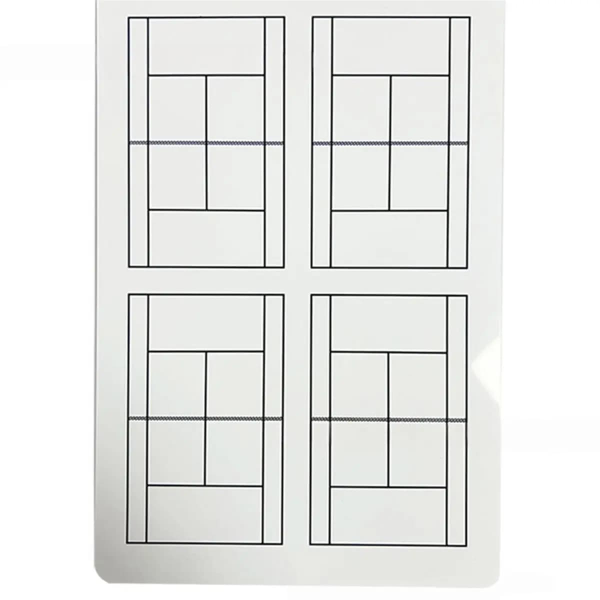 COFA Dry-Erasing Coaching Board, Double-Sided Dry-Erasing Whiteboard, Ball Sports Board Tennis