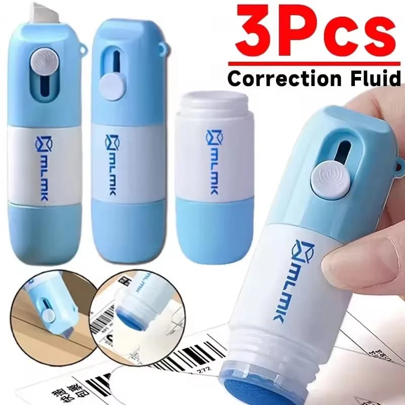 Thermal Paper Correction Fluid Address Blocker Eraser With Retractable Knife Parcel Box Opener Anti Peep Identity Information