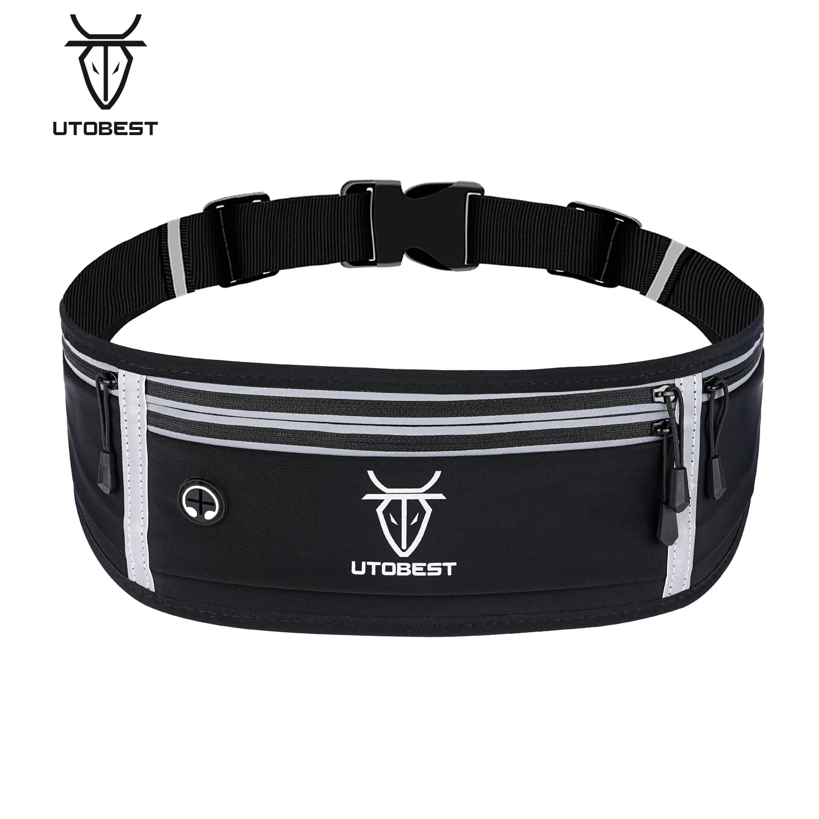 UTOBEST Professional lightweight and thin racing bag for marathon, yoga belt, sports pouch