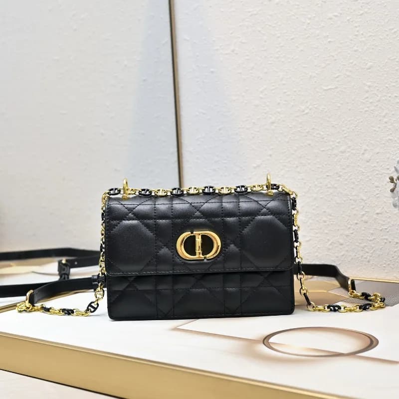 Women Rattan Grid Chain Bag Minimalist Niche Texture Portable Handle Shoulder Crossbody Versatile Casual Purse