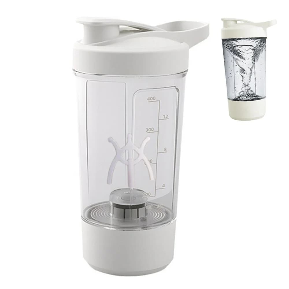 Shaker Cup USB Charging Shaker Cup For Protein Shaker Meal Replacement Shake Portable Gym Water Bottle Mixing Cup 450ml