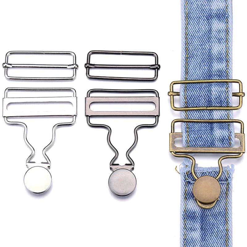 Closures Clip Brace Buckles with buttons Jeans Jacket set Denims Home clothing DIY supplies for sewing