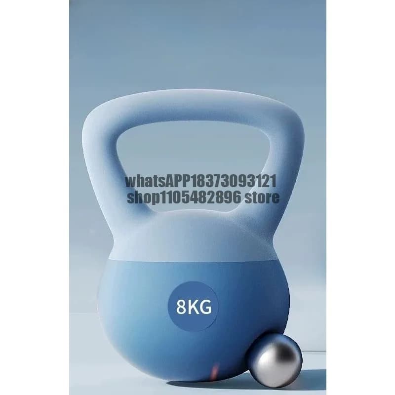 Kettlebell Men's Fitness Household Equipment Software 10kg Fitness Ball Carrying Pot Dumbbell Swing One Bell Skinny Belly Bell