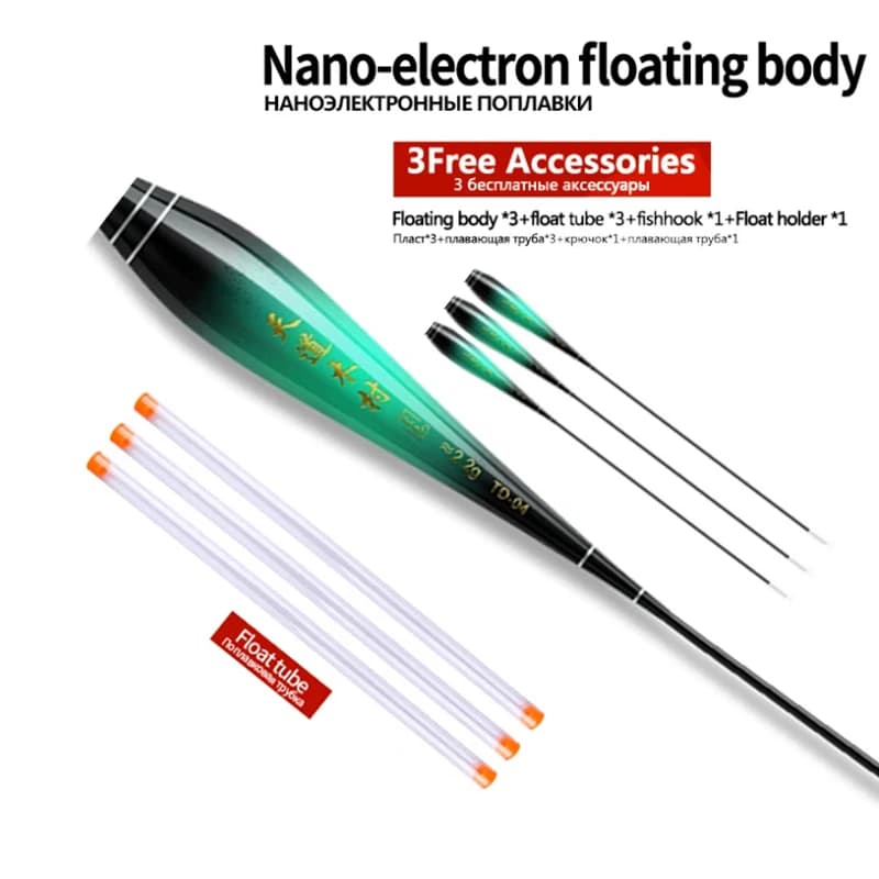 Piede galleggiante per corpo galleggiante da 3 pezzi + 3 tubi + 1 gancio per borsa + 1 poggiagli galleggiante Corpo con boa nano luminosa composita Nessuna coda No CR425 Accessori
