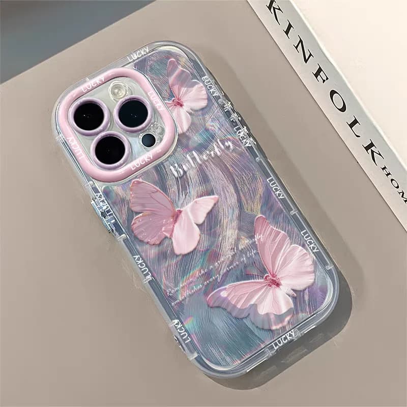 Butterfly Phone Case For iPhone 13 Funda iPhone 11 16 Pro Max XR 14 12 7 8 Plus SE 16promax 16pro Silicone Soft Cover Carcasas