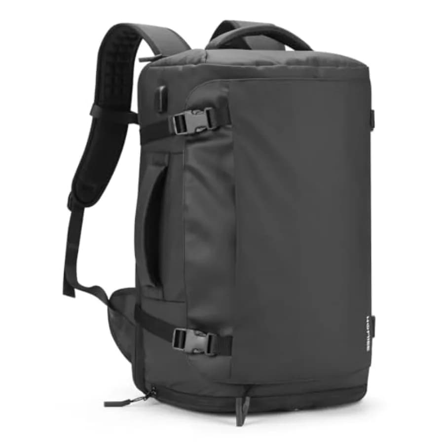 Travel Backpack 40L TSA Friendly Flight Approved Carry-on Luggage, Waterproof Business Computer Backpack Fits 17.3 Inch Laptop,