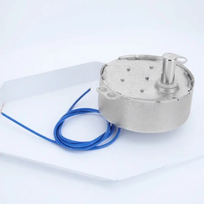 Piccolo Motore Sincrono da 4W Professionale, Rotazione Lenta CW/CCW per Ventilatore Elettrico, Decorazione Natalizia, Oggetto di Scena per Halloween