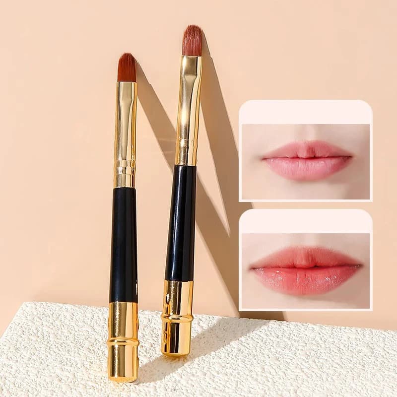 Lip Makeup Brush Retractable Lips Lip Brush Eyebrow Brush Cover Brush Applicator Travel Cosmetic Beauty Tool
