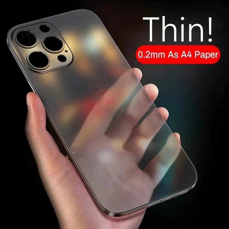For iphone 12 Pro Max Case iphone 11 12 13 mini 14 15 16 Pro Max 16 Plus Cover Translucence Case iphone 12Pro Max