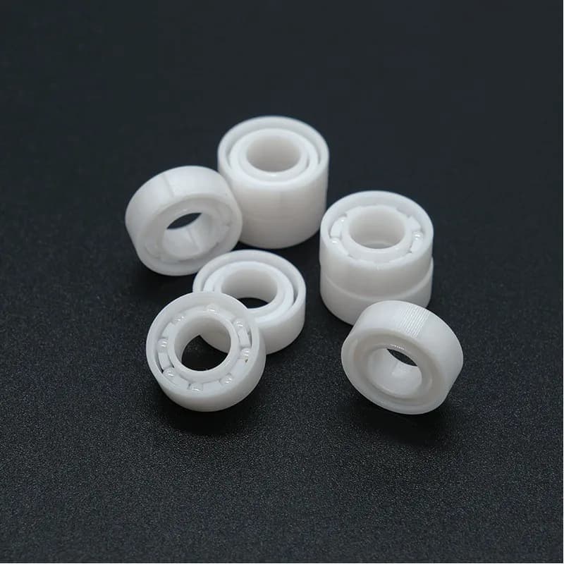 1 pz MR52 MR62 MR63 MR74 MR84 MR85 MR93 MR94 MR95 Zirconia con gabbia cuscinetto in ceramica a sfera completa