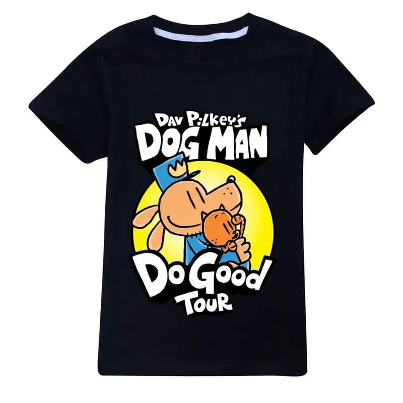lHalloween Cosplayl Bambini Cane Uomo T-shirt Cane Uomo Regali Cane Uomo Merch Amante dei libri Capitano Mutande Giornata mondiale del libro Dogman Dog M