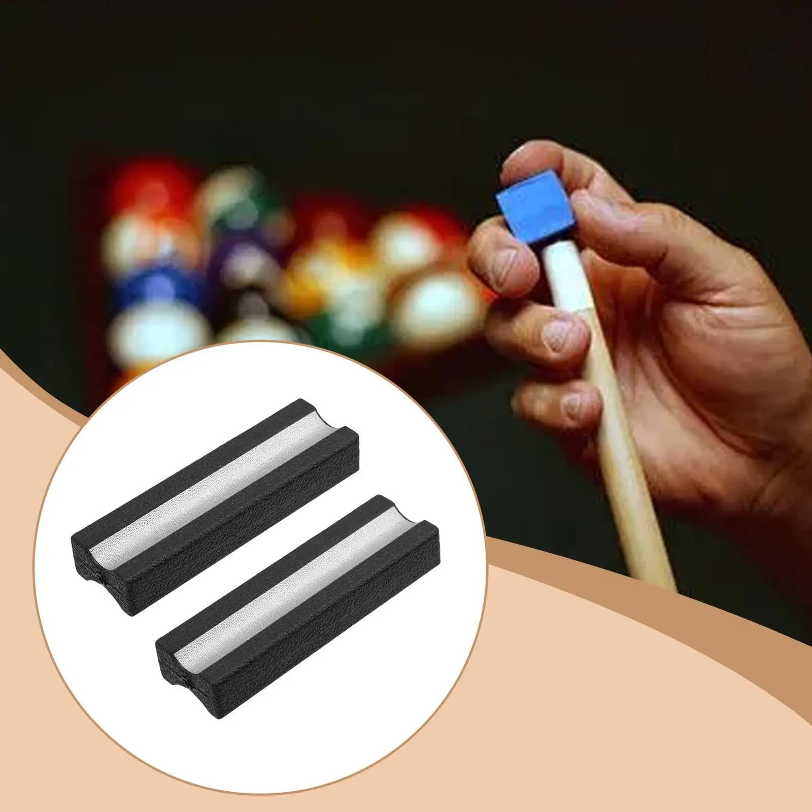 Multifunctional Pool Cue Tip Shaper Sander Durable Plastic Stainless Steel Billiard Tool for Billiards Repair Supplies