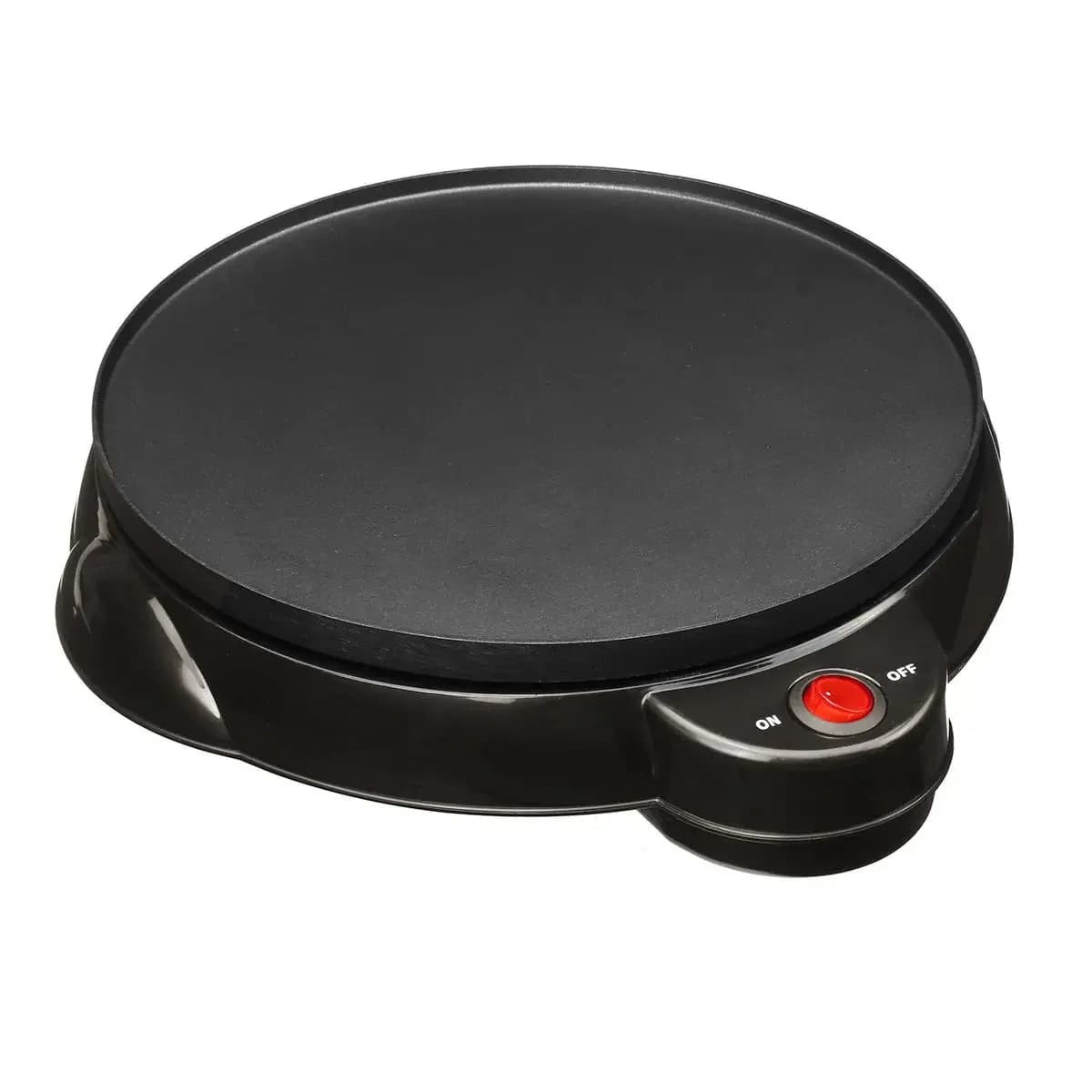 Macchina Elettrica per Crepes e Pizza 220V 650W 23CM, Piastra Antiaderente per Pancake, Utensile da Cucina Domestico