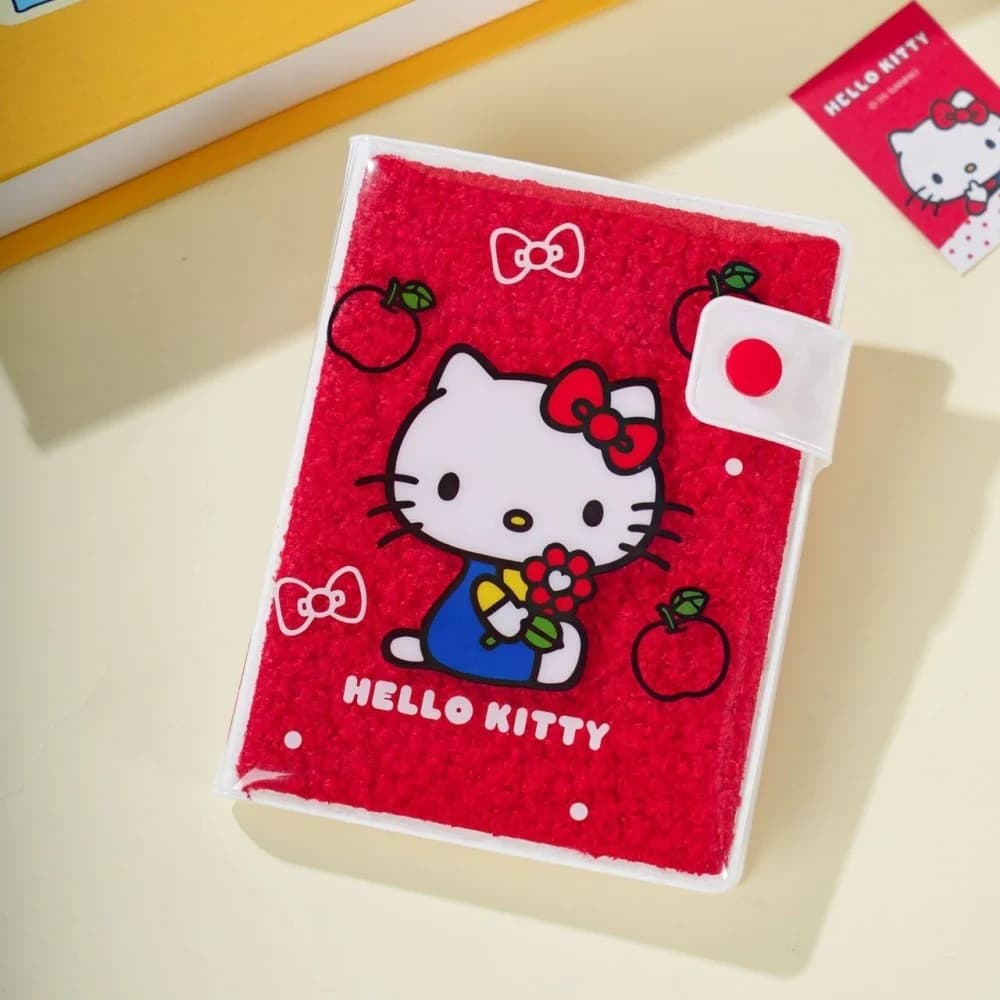 Autentico Quaderno a Scatto Sanrio Hello Kitty, Forniture di Cancelleria per Studenti, Diario Portatile per Campus, Planner, Regalo