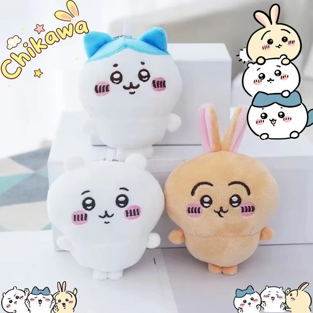 Nuova Serie Chiikawa 2026: Ciondolo Peluche, Simpatico Cartone Animato Hachiware, Portachiavi Pendente, Accessori per Bambole di Peluche, Regalo di Compleanno